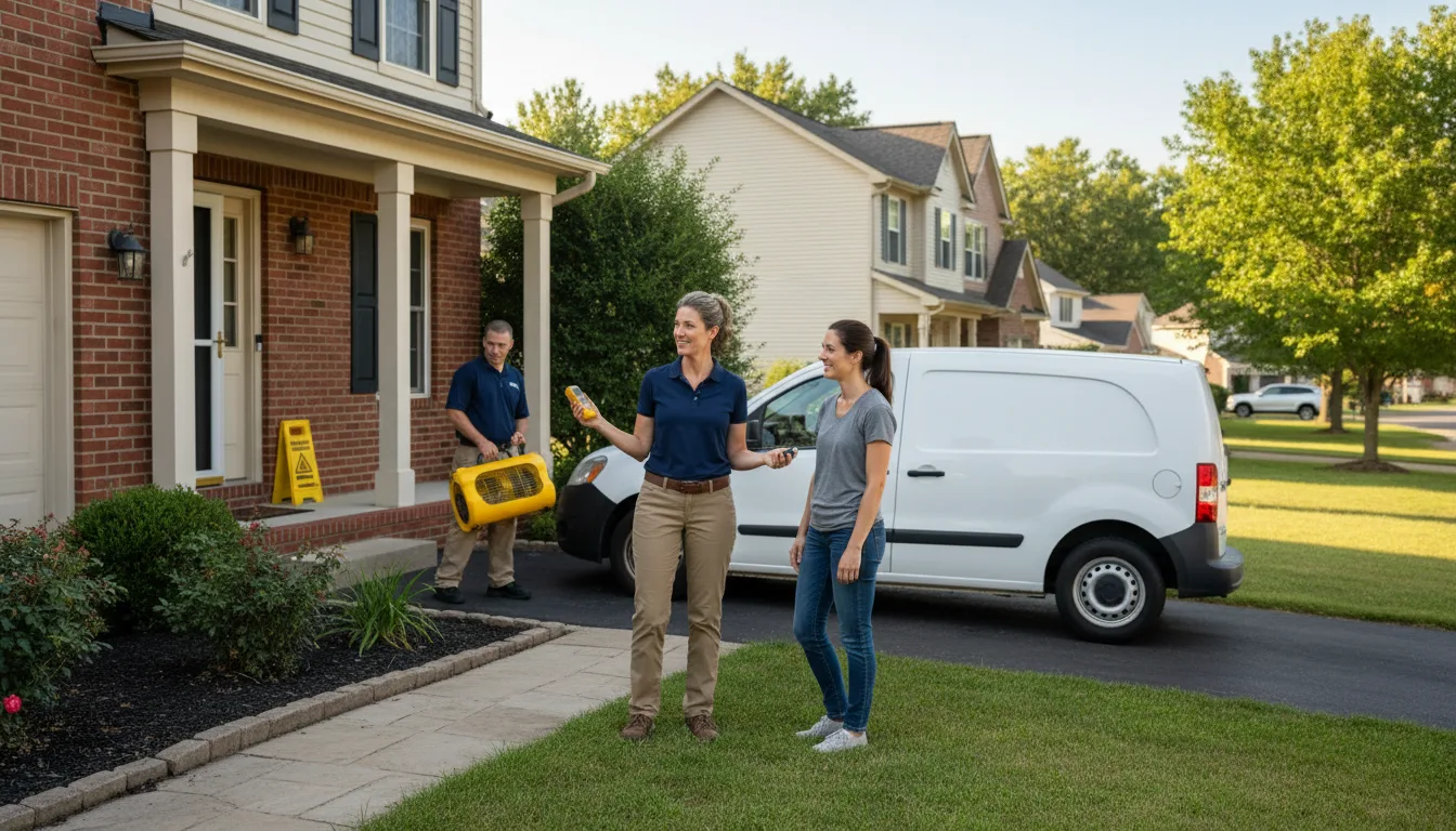 Water restoration image for Home Water Damage Repair in Audubon, IA